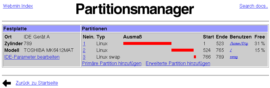 Kategorie Hardware - Festplatten Partitionsmanager