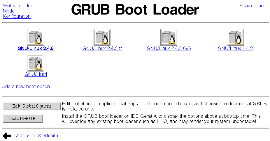Kategorie Hardware - GRUB