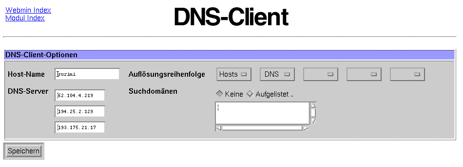 Kategorie Hardware - Netzwerk - DNS-Client