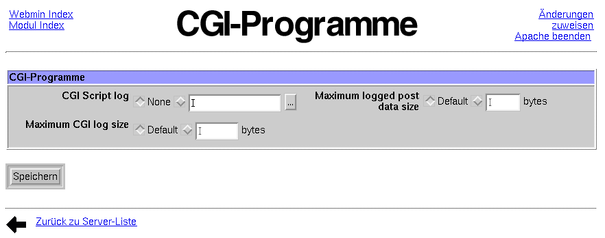 Kategorie Server - Apache - CGI