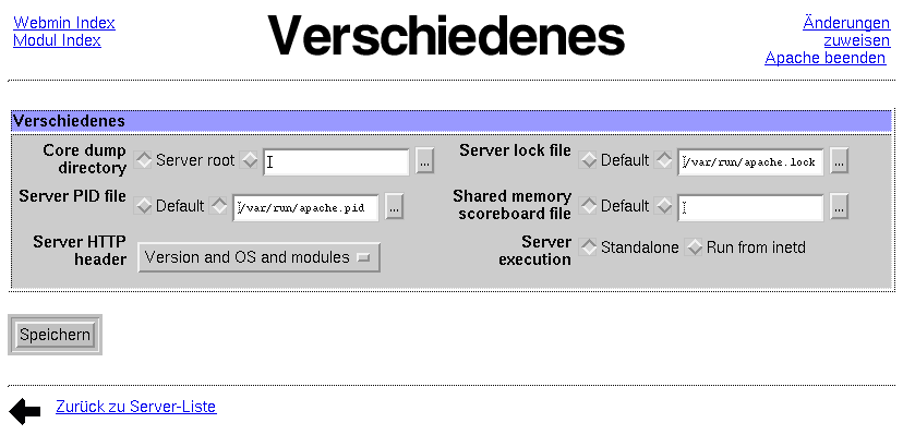 Kategorie Server - Apache - Verschiedenes
