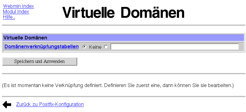 Postfix Mailserver - Virtuelle Domänen
