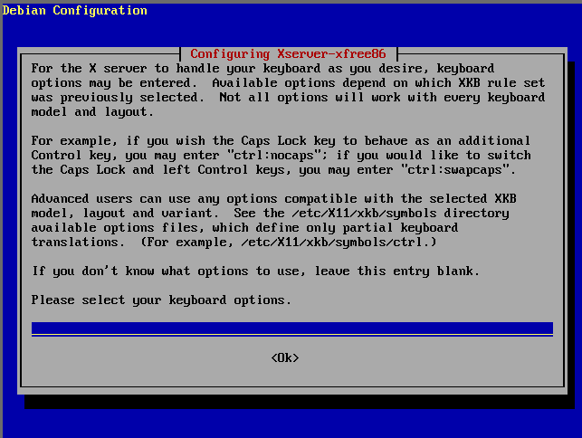 XFree-4.x-Installation - Tastatur, Schritt 6